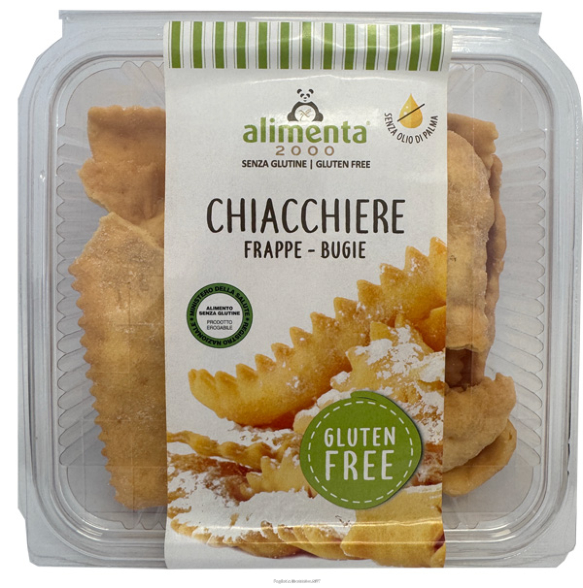 Cerca Offerte di alimenta 2000 - chiacchiere senza glutine e lattosio confezione 100 gr (scadenza prodotto 17/04/2026) e acquista online
