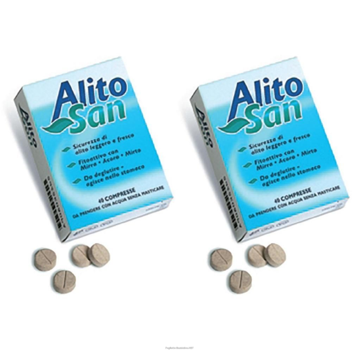 Cerca Offerte di alitosan 40 tavolette 23,6 g 2x40 pz compresse masticabili e acquista online