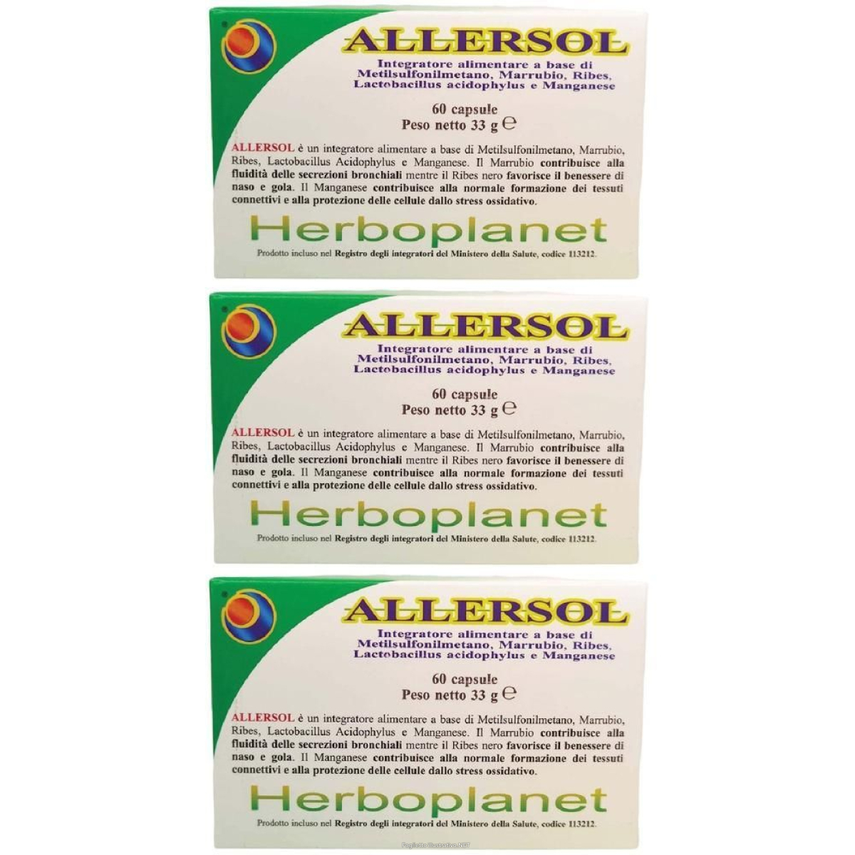 Cerca Offerte di allersol capsule 3x60 pz e acquista online