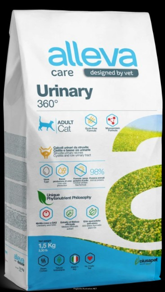 Cerca Offerte di alleva care adult urinary 360° crocchette veterinarie per gatti adulti, 1,5 kg e acquista online