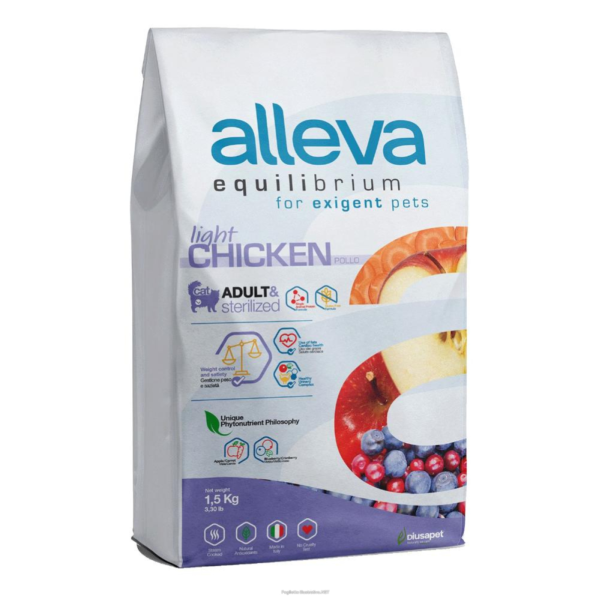 Cerca Offerte di alleva equilibrium cat chicken sterilized kg 1.5 - p61064 e acquista online