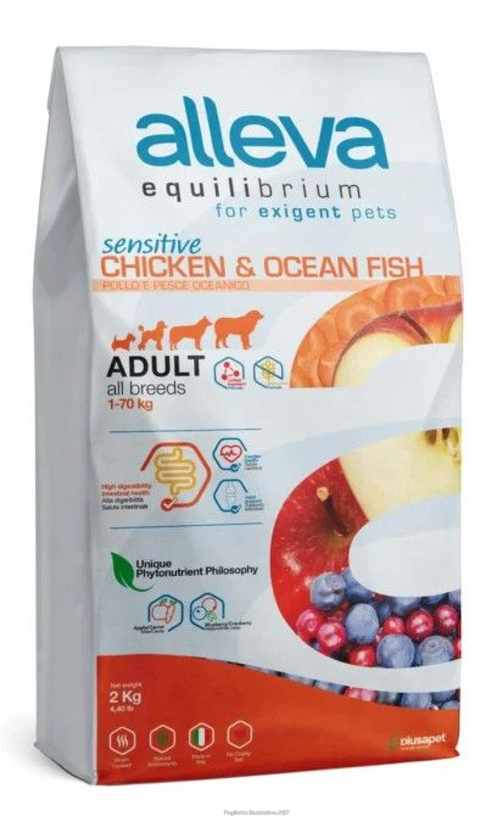 Cerca Offerte di alleva equilibrium dog chicken and ocean fish adult kg 2 - p6002 e acquista online