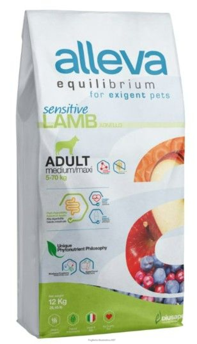 Cerca Offerte di alleva equilibrium dog sensitive lamb and ocean fish adult medium/maxi kg 12 - p6012 e acquista online