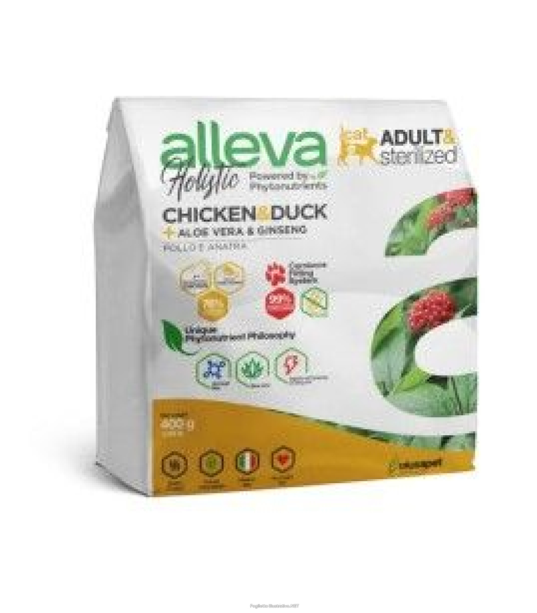 Cerca Offerte di alleva holistic cat adult & sterilized light & hairball chicken & duck + sugarcane fiber & ginseng kg 0,400 - p00271h e acquista online