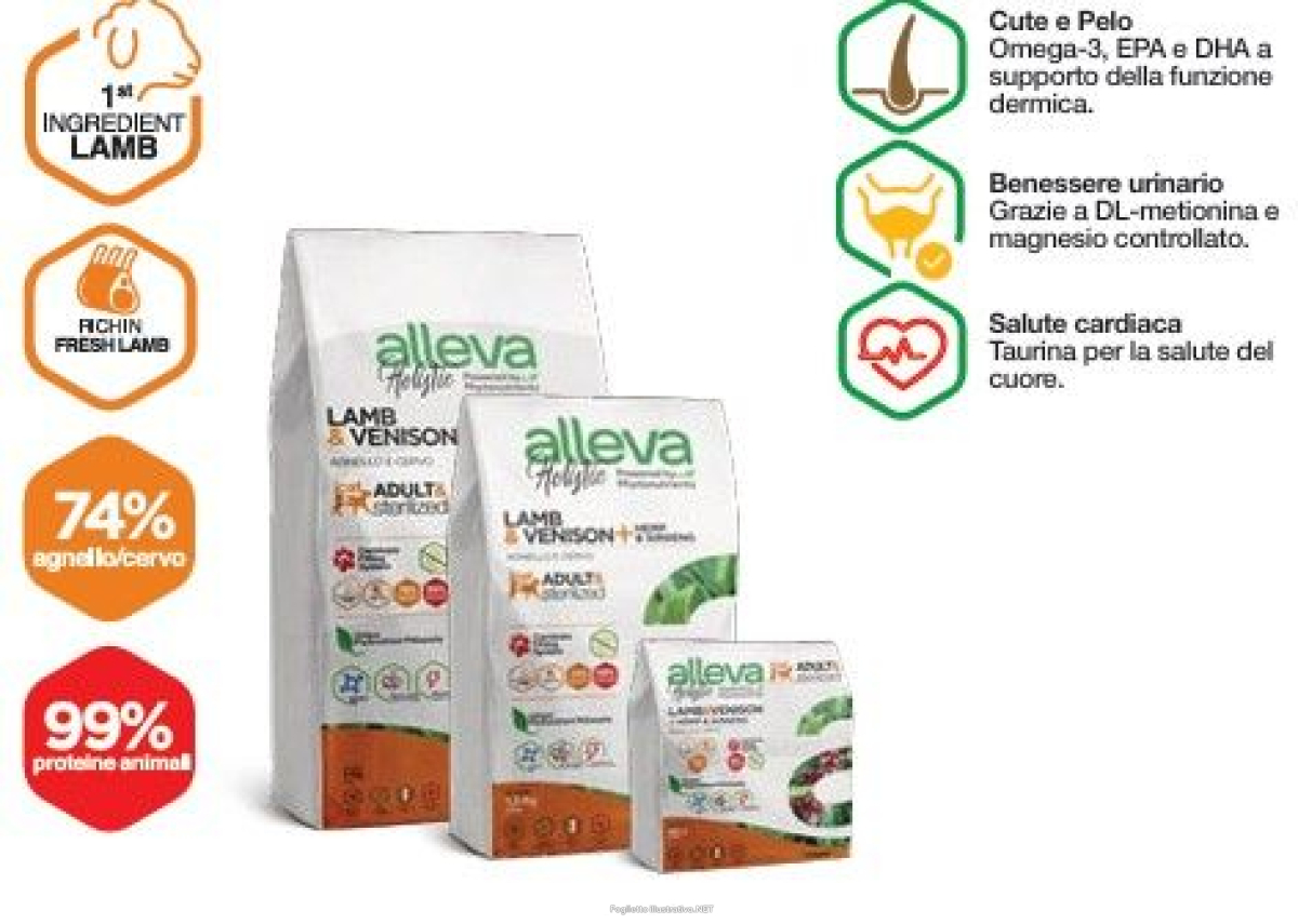 Cerca Offerte di alleva holistic cat adult lamb & venison + cannabis sativa & ginseng kg 10 - p0028h e acquista online