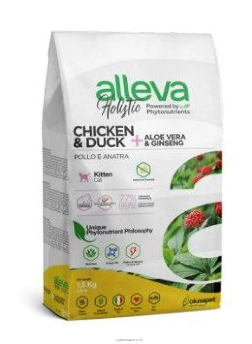 Cerca Offerte di alleva holistic cat kitten chicken & duck + aloe vera & ginseng kg 5 - p02287 e acquista online