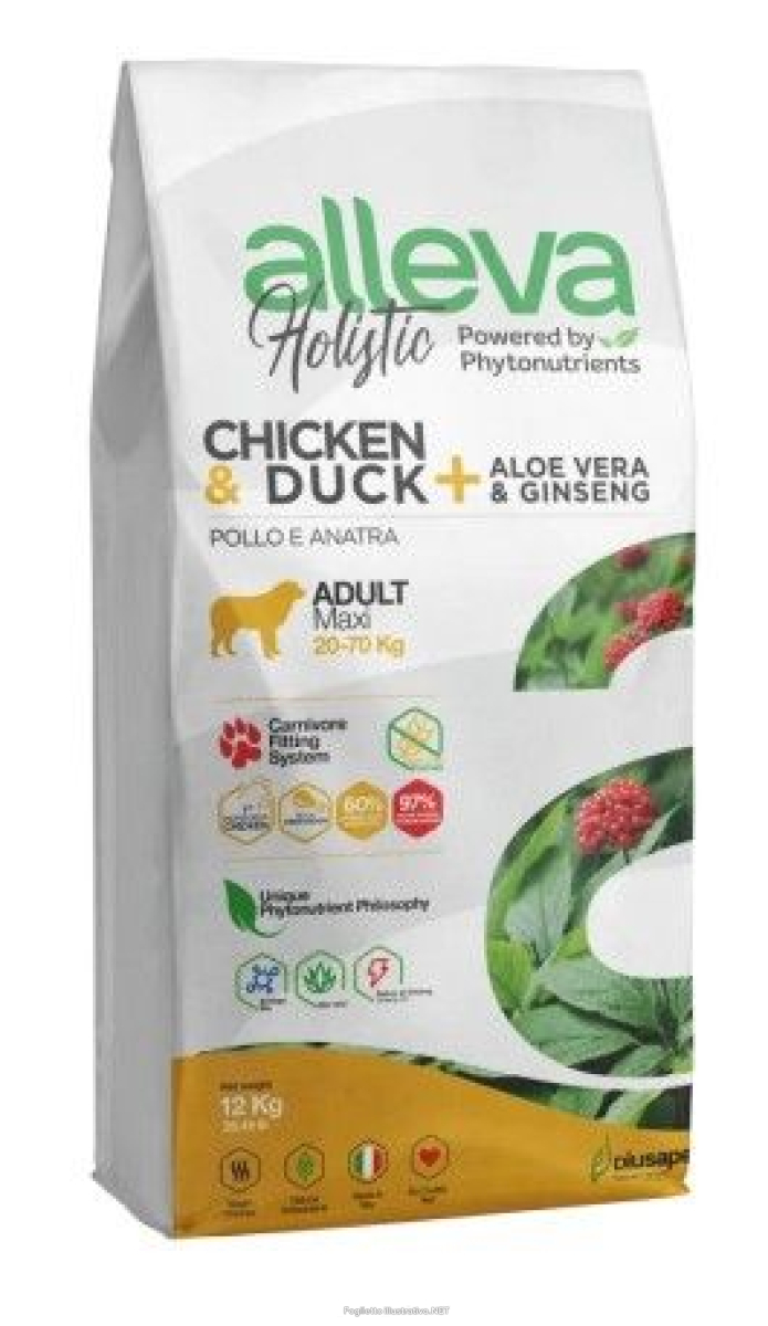 Cerca Offerte di alleva holistic dog adult chicken and duck maxi kg 12 - p00241 e acquista online