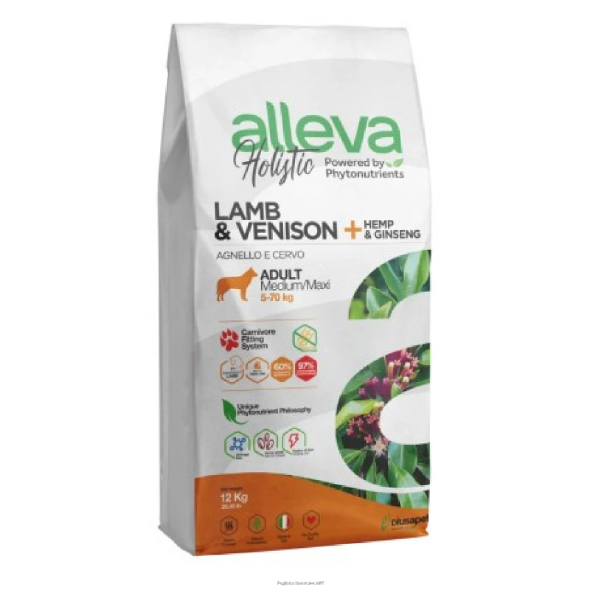 Cerca Offerte di alleva holistic dog adult lamb and venison medium/maxi kg 12 - p00243 e acquista online