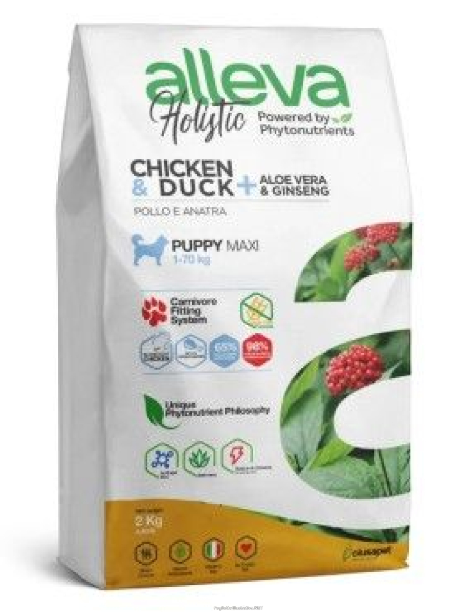 Cerca Offerte di alleva holistic dog puppy/junior chicken maxi kg 2 - p00225 e acquista online