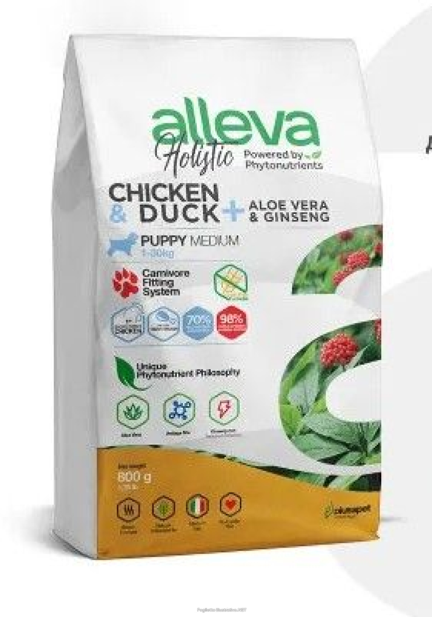 Cerca Offerte di alleva holistic dog puppy/junior chicken medium kg 0.800 - p00220 e acquista online