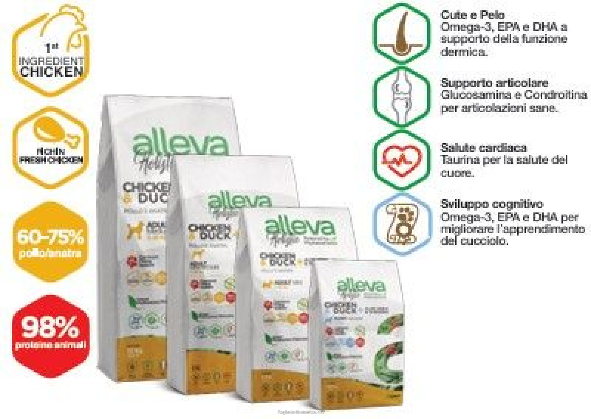 Cerca Offerte di alleva holistic dog puppy/junior chicken mini kg 12 - p01223 e acquista online