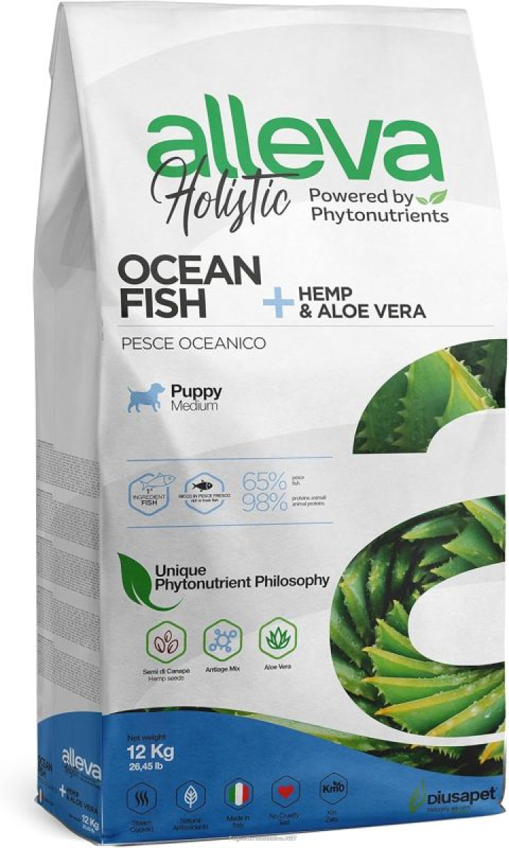 Cerca Offerte di alleva holistic dog puppy/junior fish medium kg 12 - p00238 e acquista online