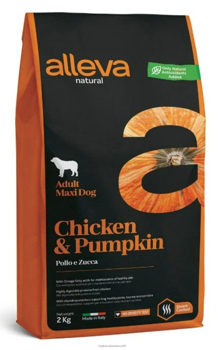 Cerca Offerte di alleva natural dog adult chicken and pumpkin maxi kg 2 - p00208 e acquista online