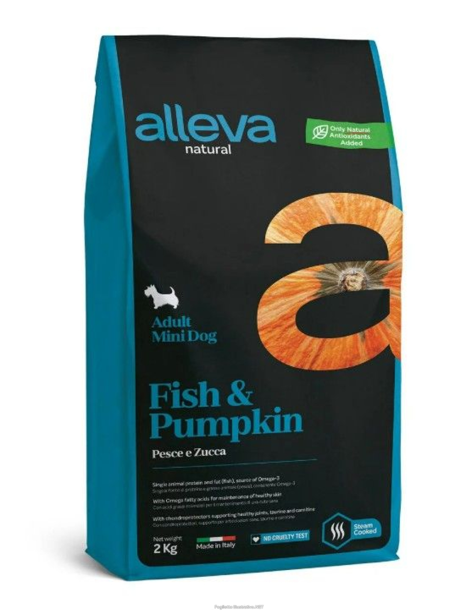Cerca Offerte di alleva natural dog adult fish and pumpkin mini kg 2 - p00209 e acquista online