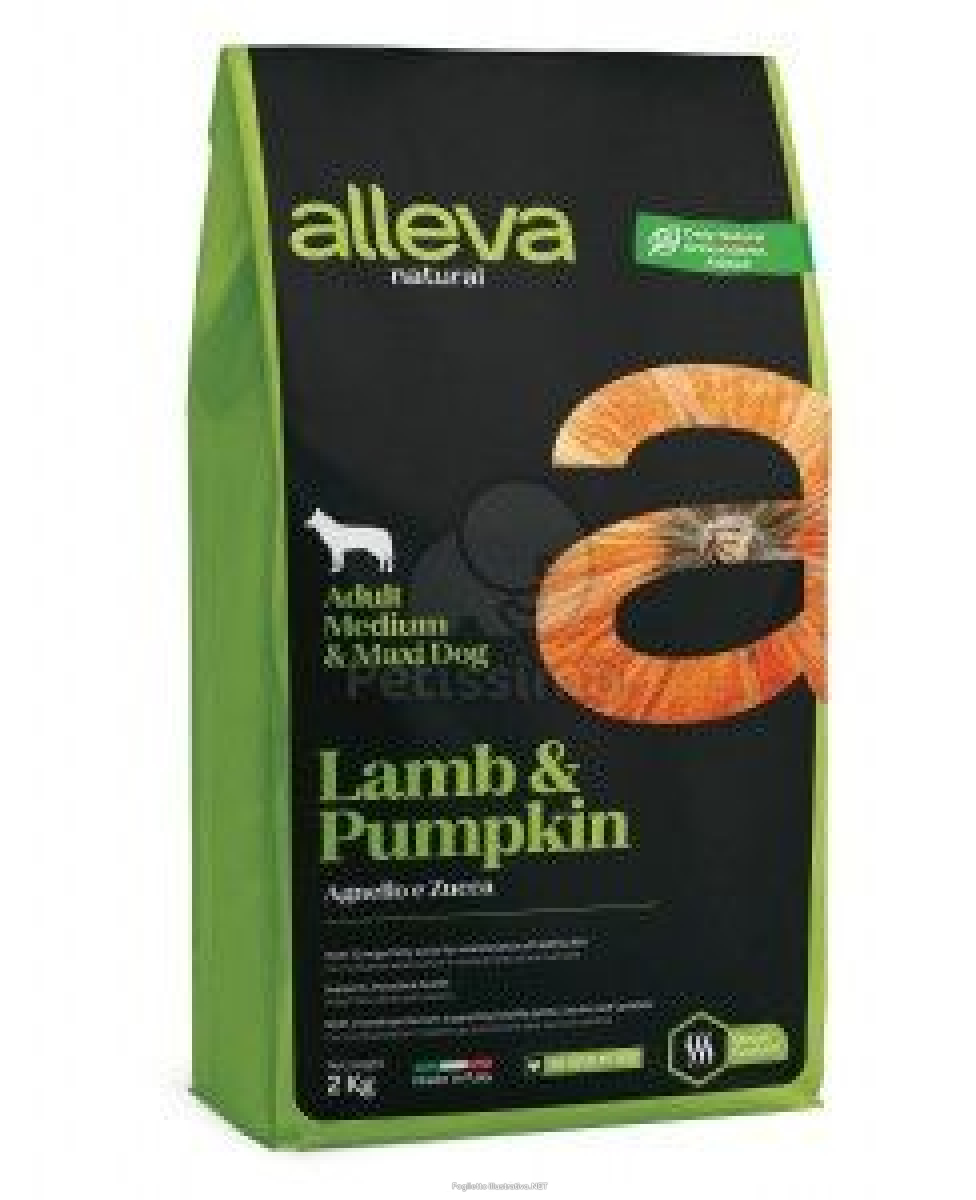 Cerca Offerte di alleva natural dog adult lamb and pumpkin medium/maxi kg 12 - p00218 e acquista online