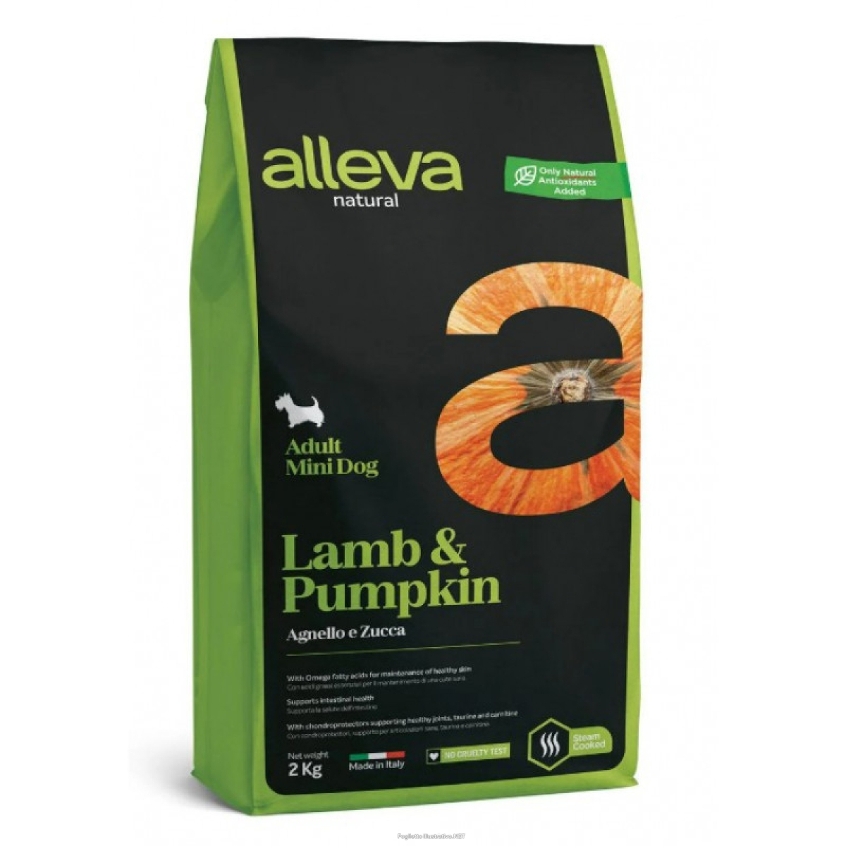 Cerca Offerte di alleva natural dog adult lamb and pumpkin mini kg 2 - p00211 e acquista online