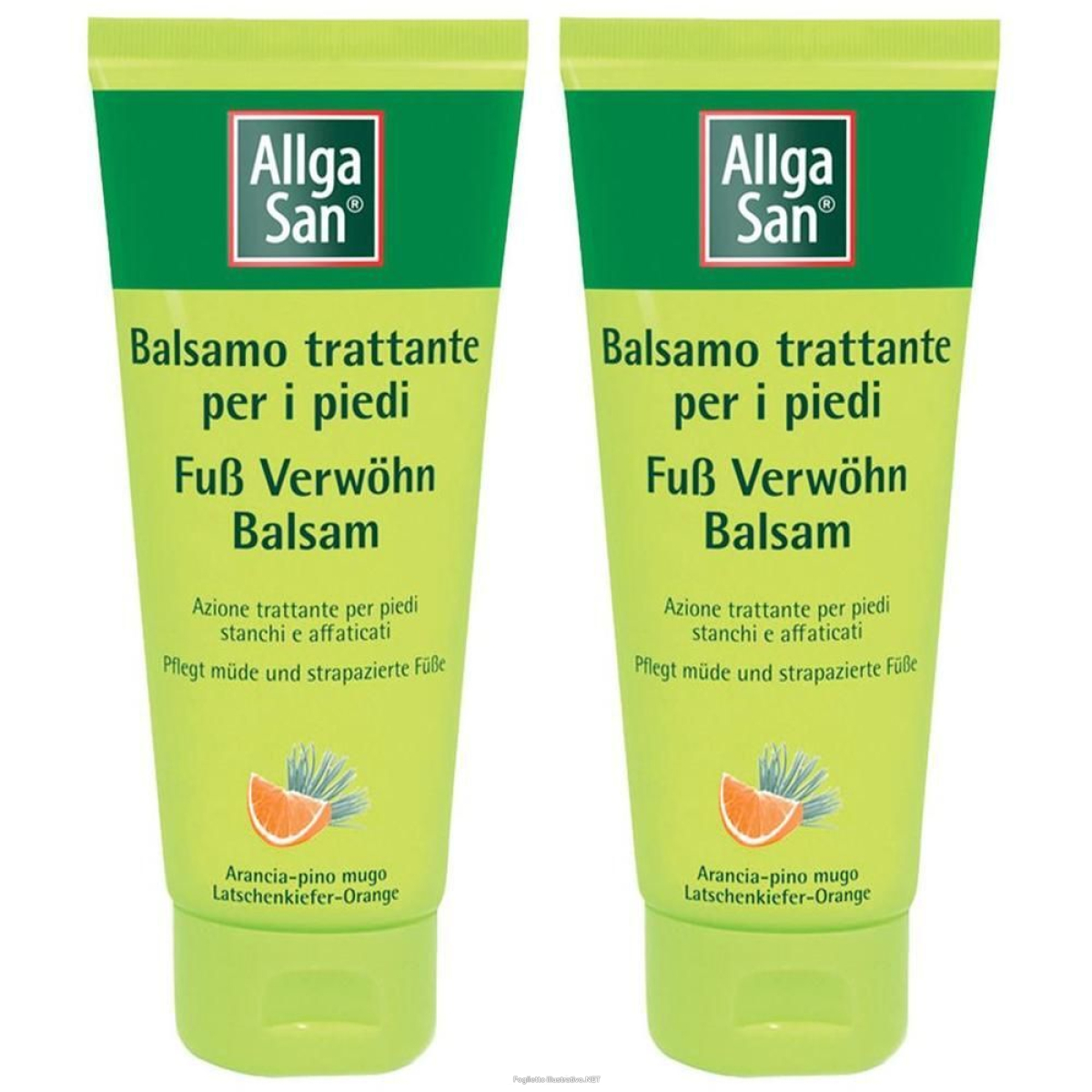 Cerca Offerte di allga san balsamo trattante piedi 2x100 ml soluzione e acquista online