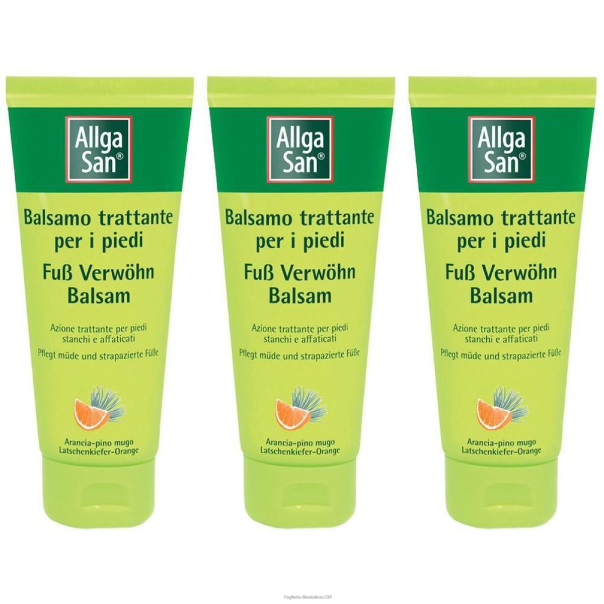 Cerca Offerte di allga san balsamo trattante piedi 3x100 ml soluzione e acquista online