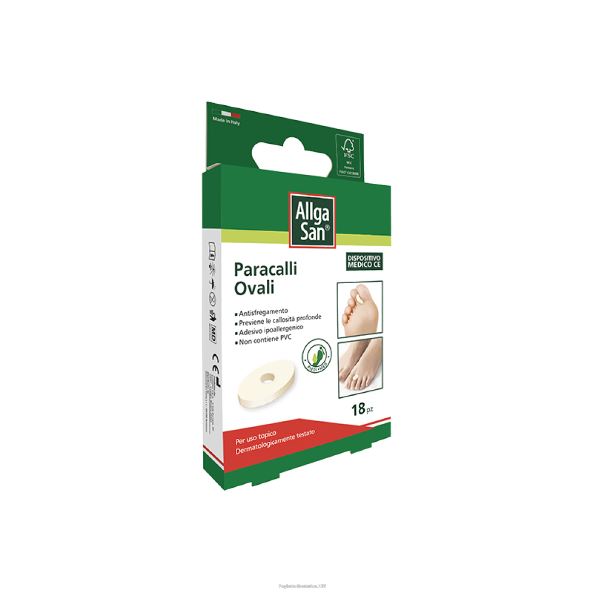 Cerca Offerte di allga san paracalli ovali in lattice 18 pz cerotto e acquista online
