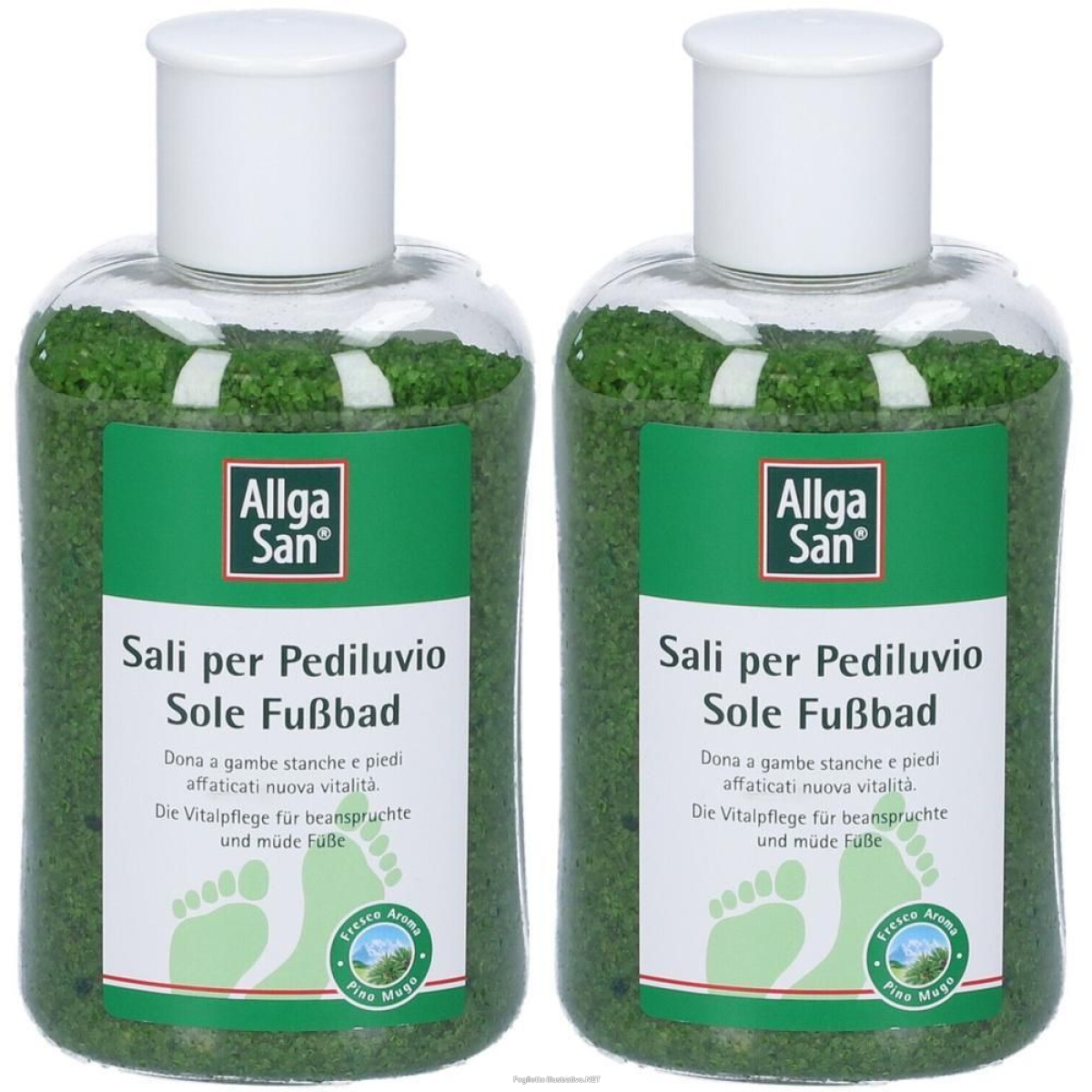 Cerca Offerte di allga san® sali per pediluvio 2x350 g e acquista online
