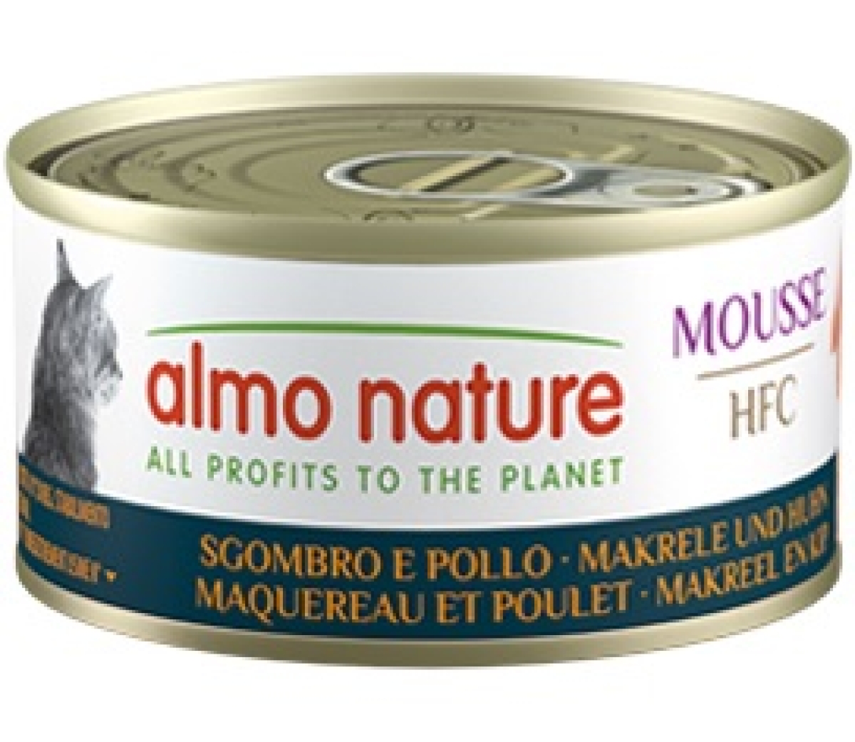 Cerca Offerte di Almo hfc gatto sgombro e pollo - alimento completo per gatti adulti 70 gr e acquista online