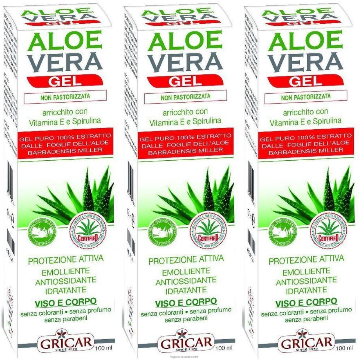 Cerca Offerte di aloe vera gel 100 ml 3x100 ml e acquista online