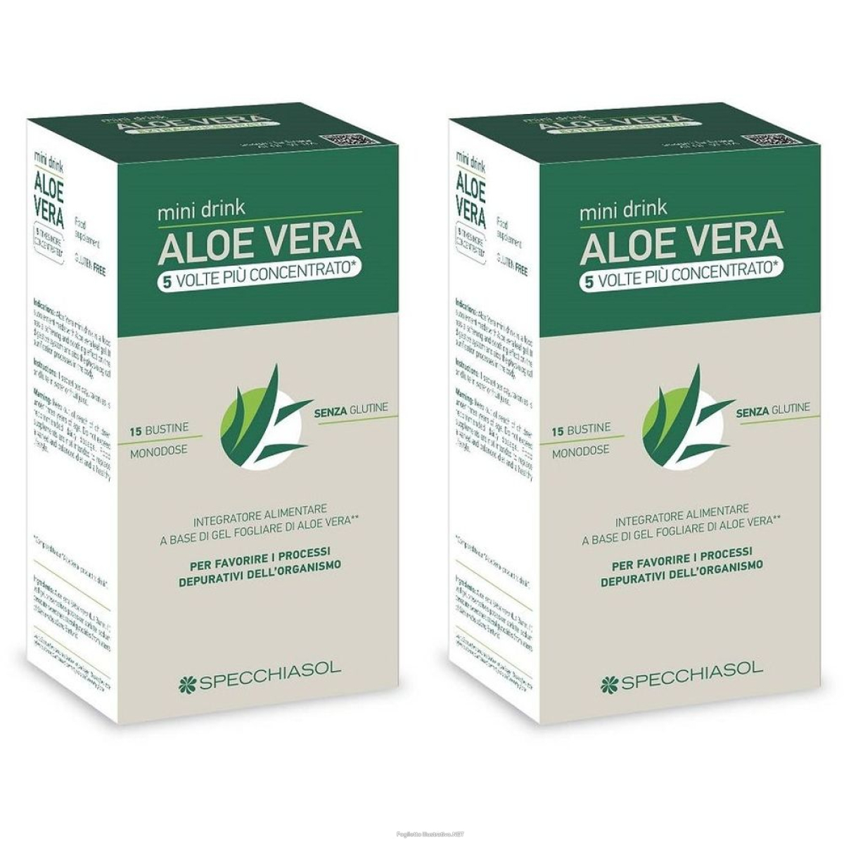 Cerca Offerte di aloe vera mini drink 5 volte piu' concentrato 15 bustine da 10 ml 2x15 e acquista online