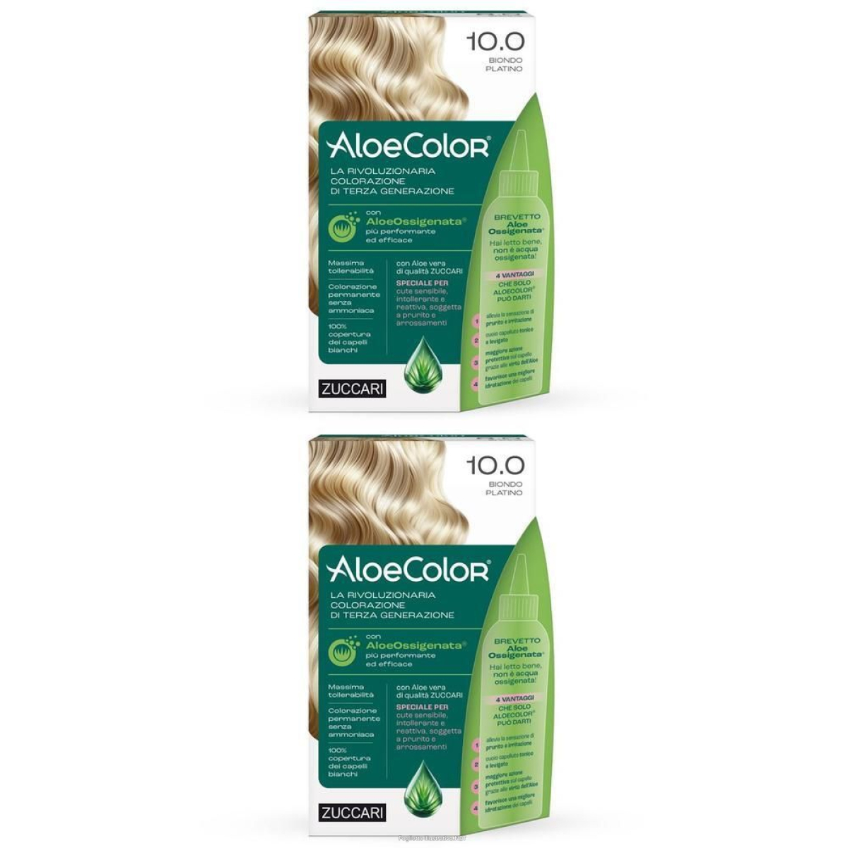 Cerca Offerte di aloecolor 10.0-biondo platino 2x1 st e acquista online