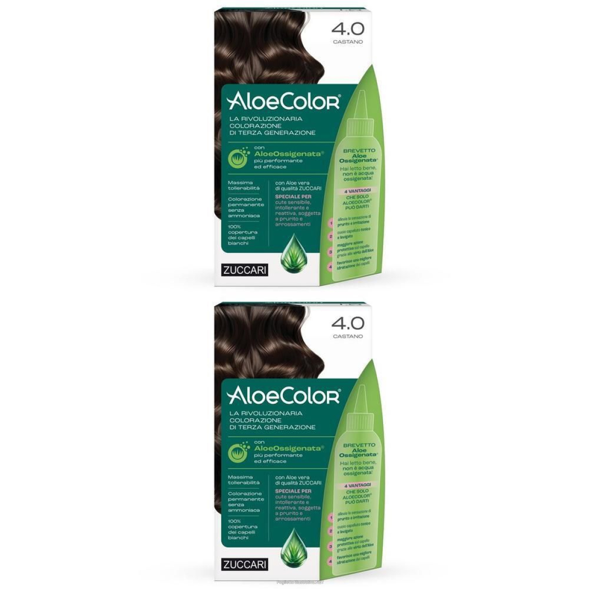 Cerca Offerte di aloecolor 4.0-castano 2x1 st e acquista online