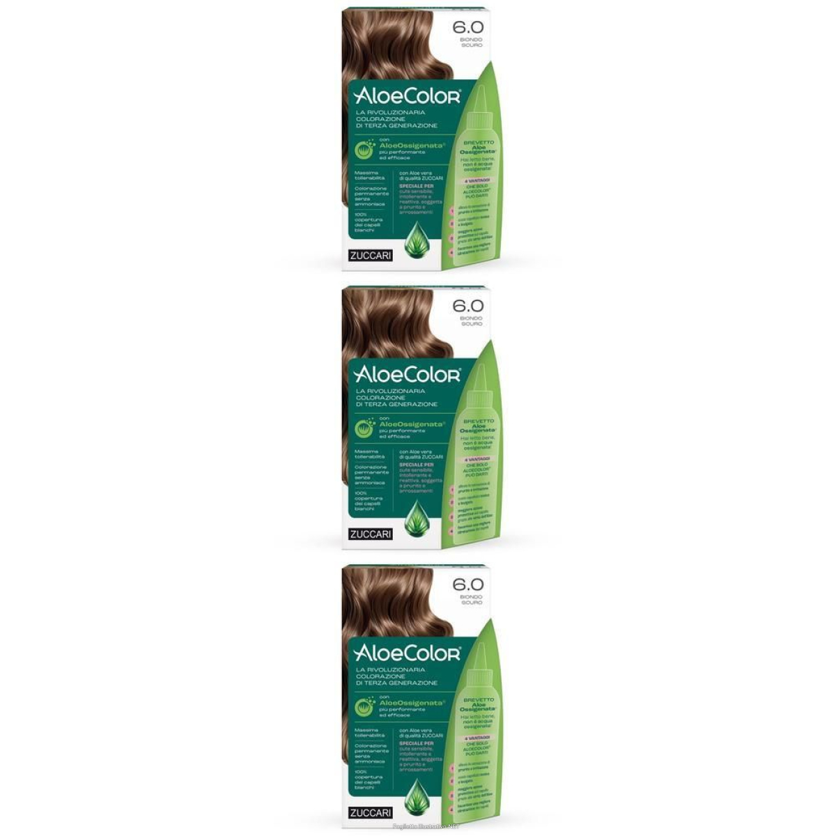 Cerca Offerte di aloecolor 6.0-biondo scuro 3x1 st e acquista online