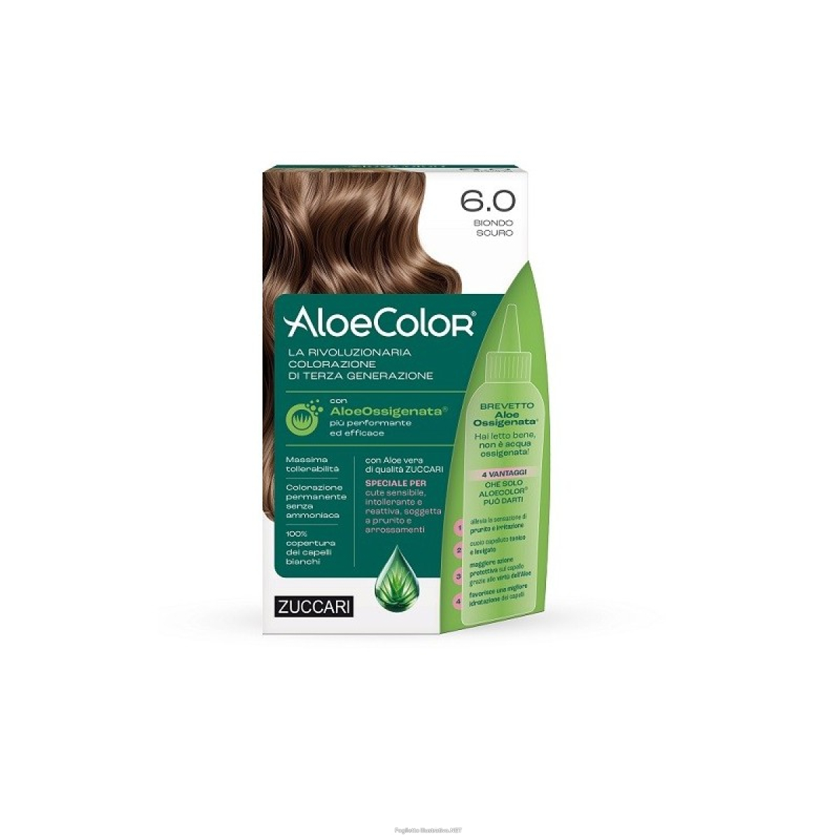 Cerca Offerte di aloecolor 6,0 biondo scuro tinta permanente capelli colore ad alta pigmentazione 50 ml + rivelatore aloeossigenata 75 ml + shampoo aloecare 15 ml + guanti e acquista online