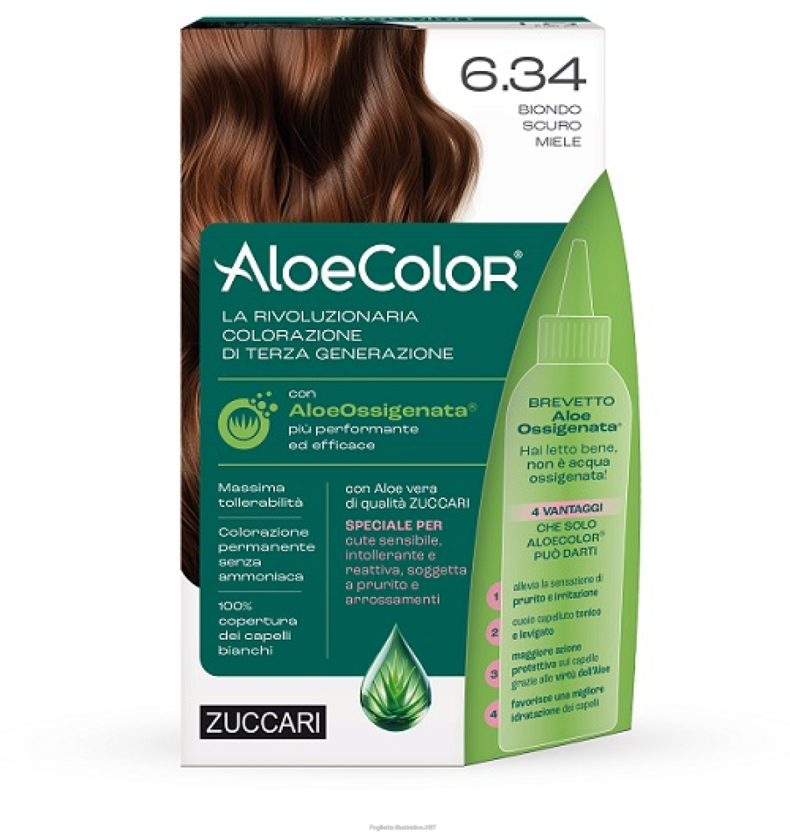 Cerca Offerte di aloecolor 6,34 biondo scuro miele tinta permanente capelli colore ad alta pigmentazione 50 ml + rivelatore aloeossigenata 75 ml + shampoo aloecare 15 ml + guanti e acquista online