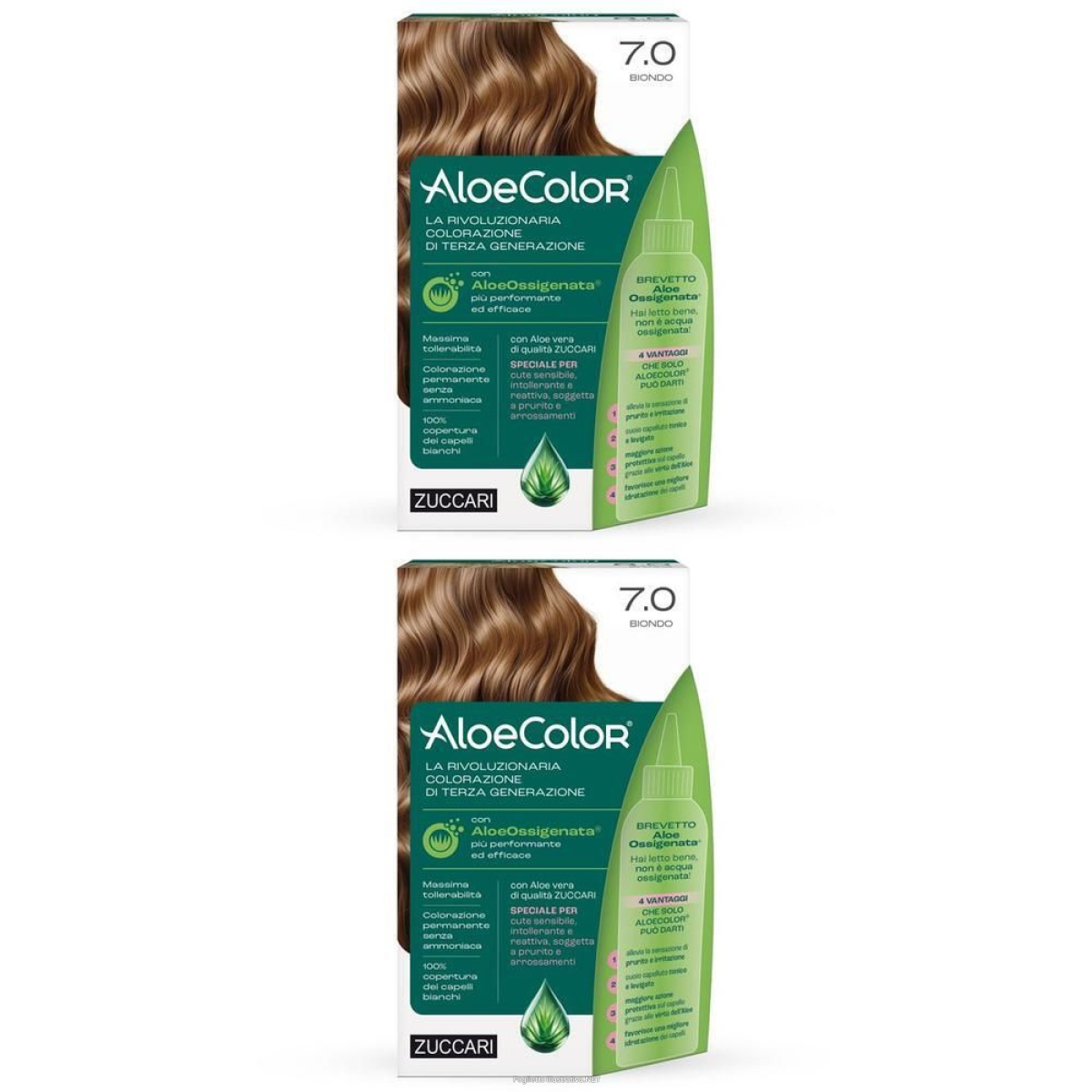 Cerca Offerte di aloecolor 7.0-biondo 2x1 st e acquista online