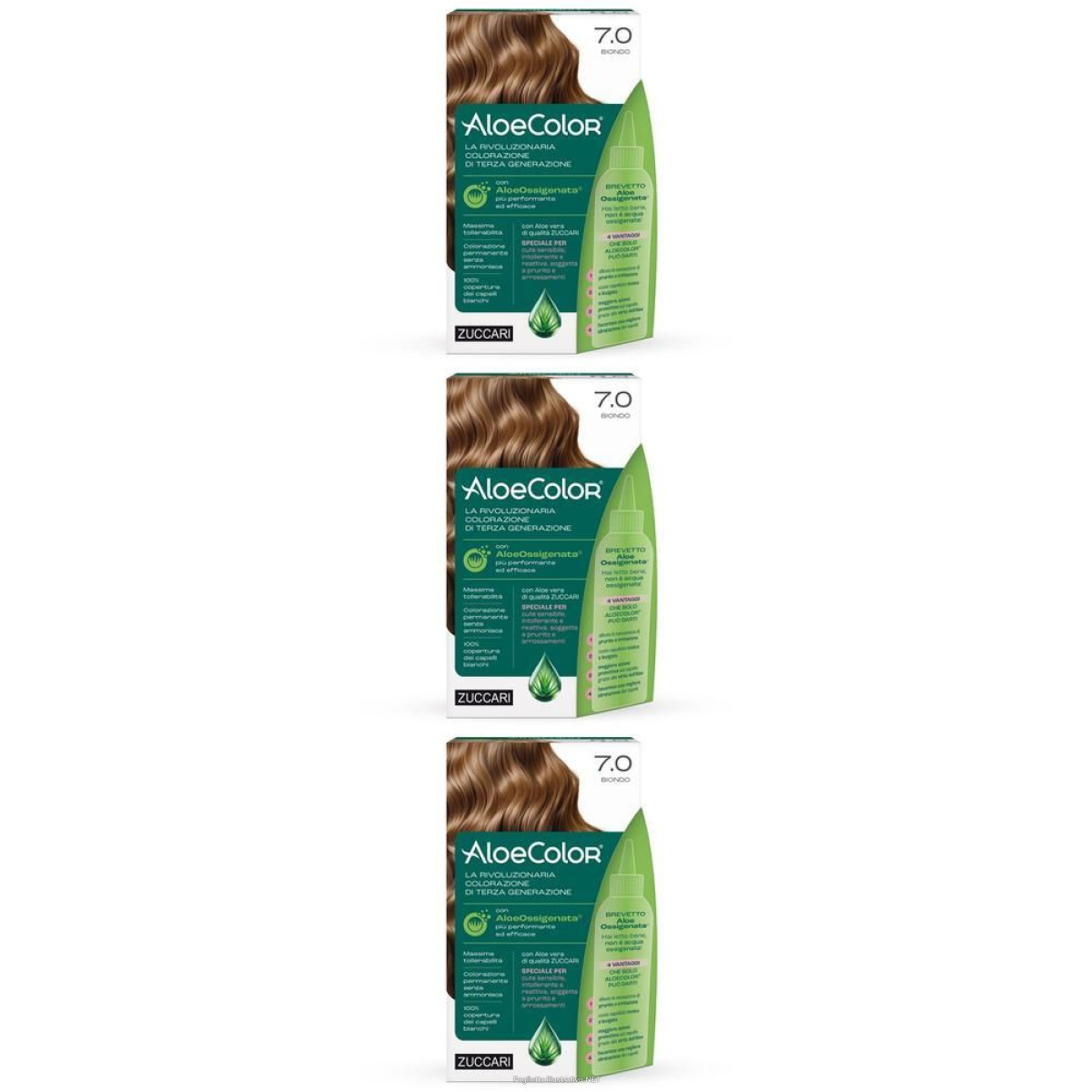 Cerca Offerte di aloecolor 7.0-biondo 3x1 st e acquista online