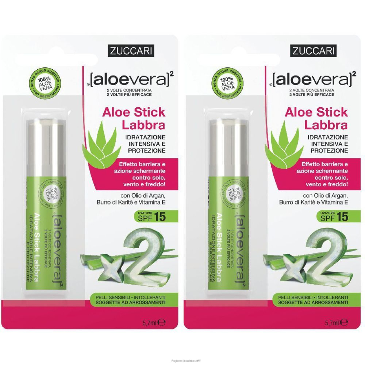 Cerca Offerte di aloevera® aloe stick labbra set da 2 2x5,7 ml rossetto e acquista online