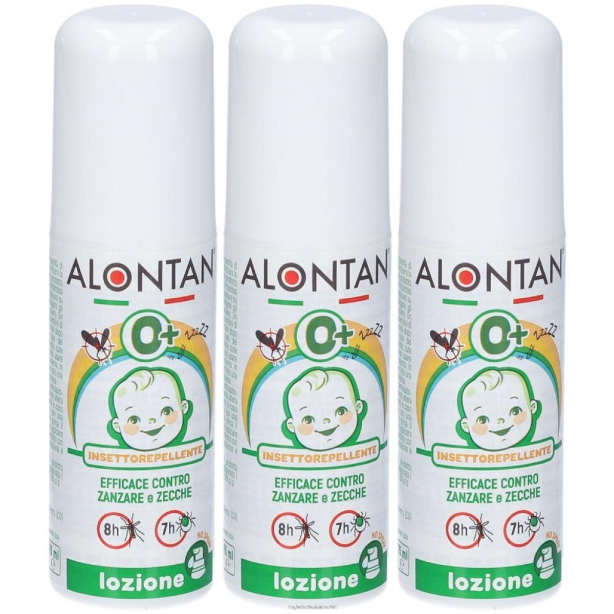 Cerca Offerte di alontan baby 0+ insettorepellente lozione 3x75 ml e acquista online