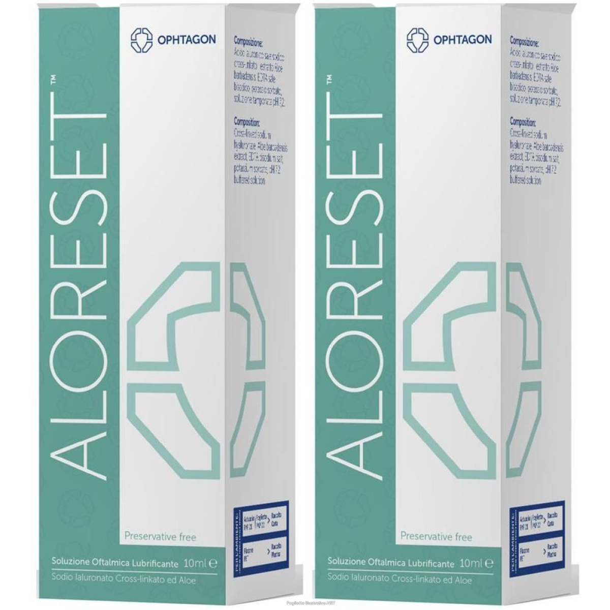 Cerca Offerte di aloreset gocce oculari 10 ml osd preservative free 2x10 ml oftal e acquista online