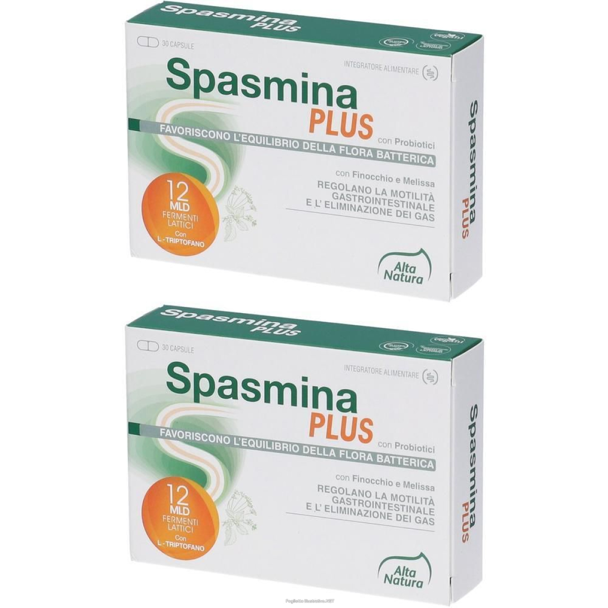 Cerca Offerte di alta natura spasmina plus opercoli 2x30 pz compresse e acquista online