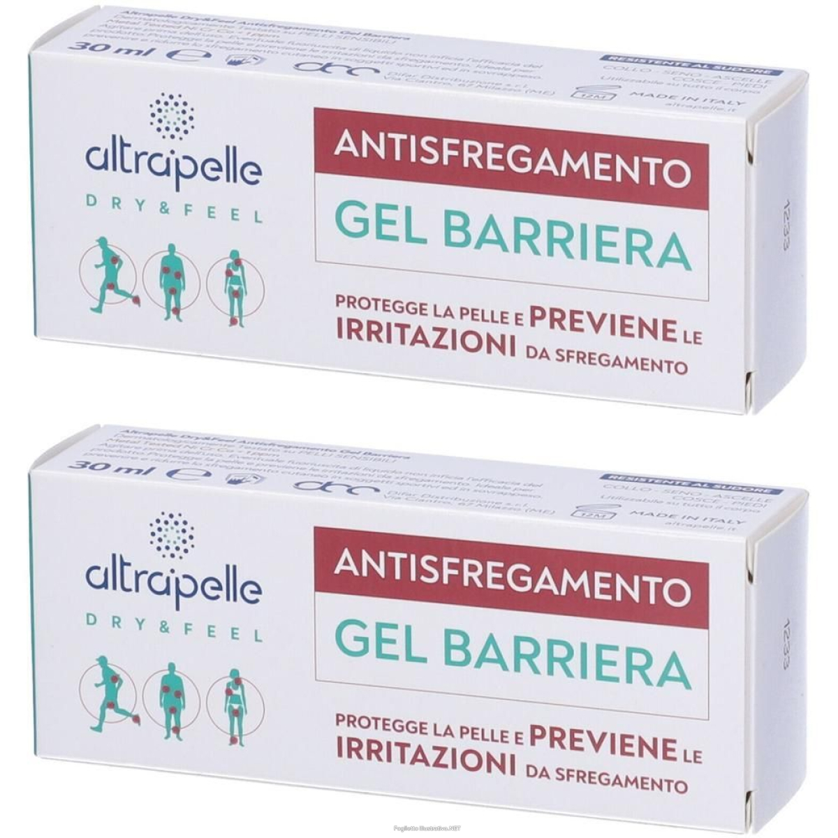 Cerca Offerte di altrapelle gel barriera antisfregamento 2x30 ml e acquista online