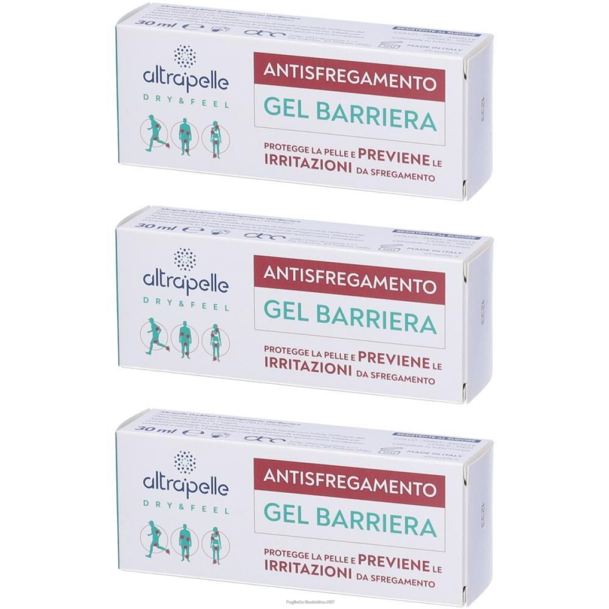 Cerca Offerte di altrapelle gel barriera antisfregamento 3x30 ml e acquista online