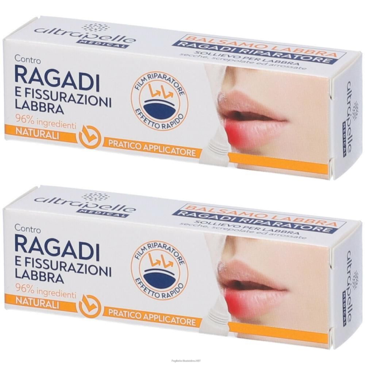 Cerca Offerte di altrapelle medical balsamo labbra ragadi riparatore 2x8 ml e acquista online
