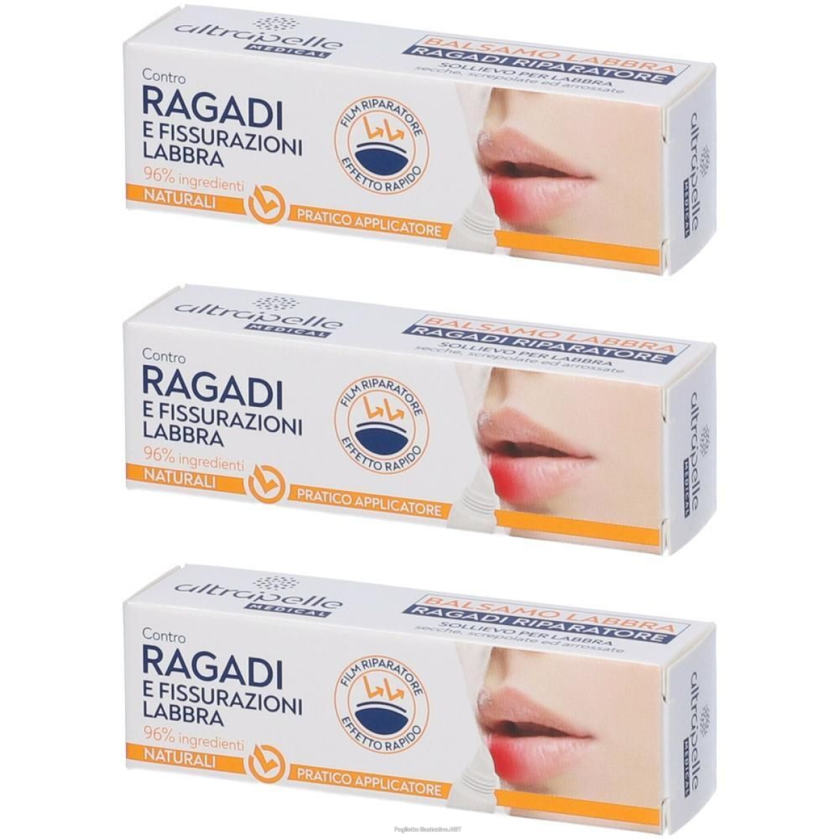 Cerca Offerte di altrapelle medical balsamo labbra ragadi riparatore 3x8 ml e acquista online