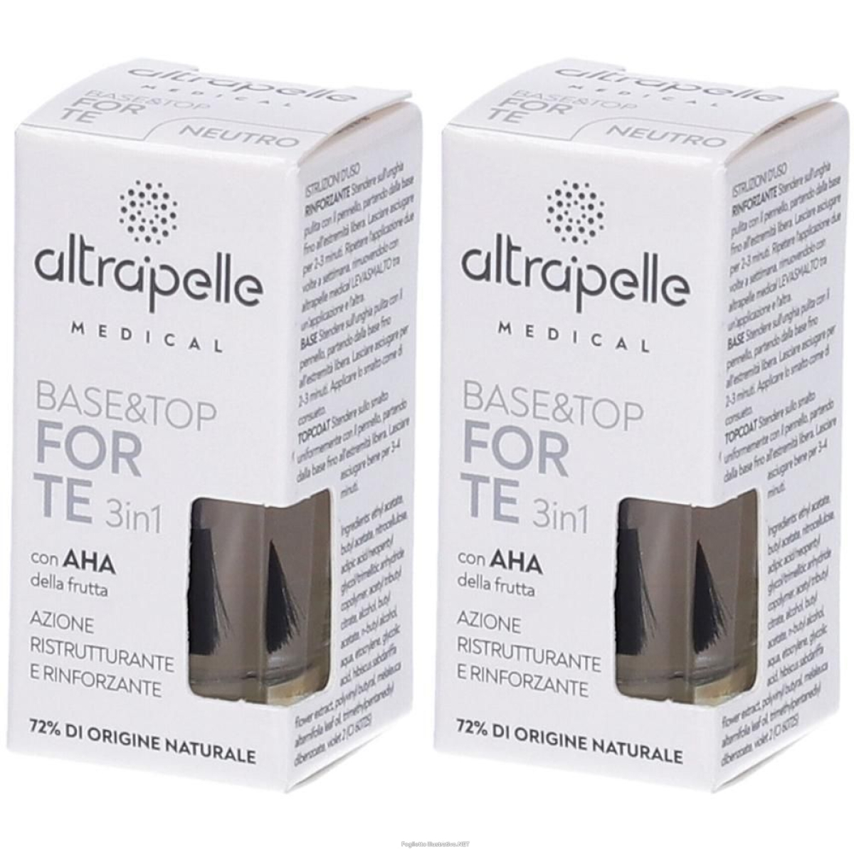 Cerca Offerte di altrapelle medical base & topcoat forte unghie neutro 2x5 ml e acquista online