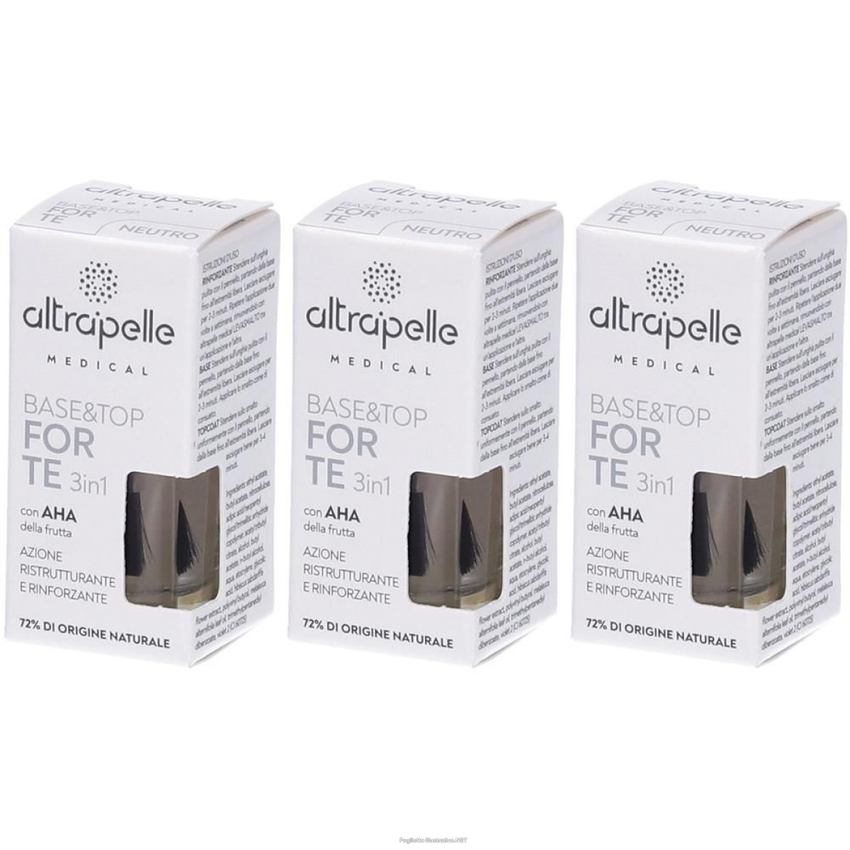 Cerca Offerte di altrapelle medical base & topcoat forte unghie neutro 3x5 ml e acquista online