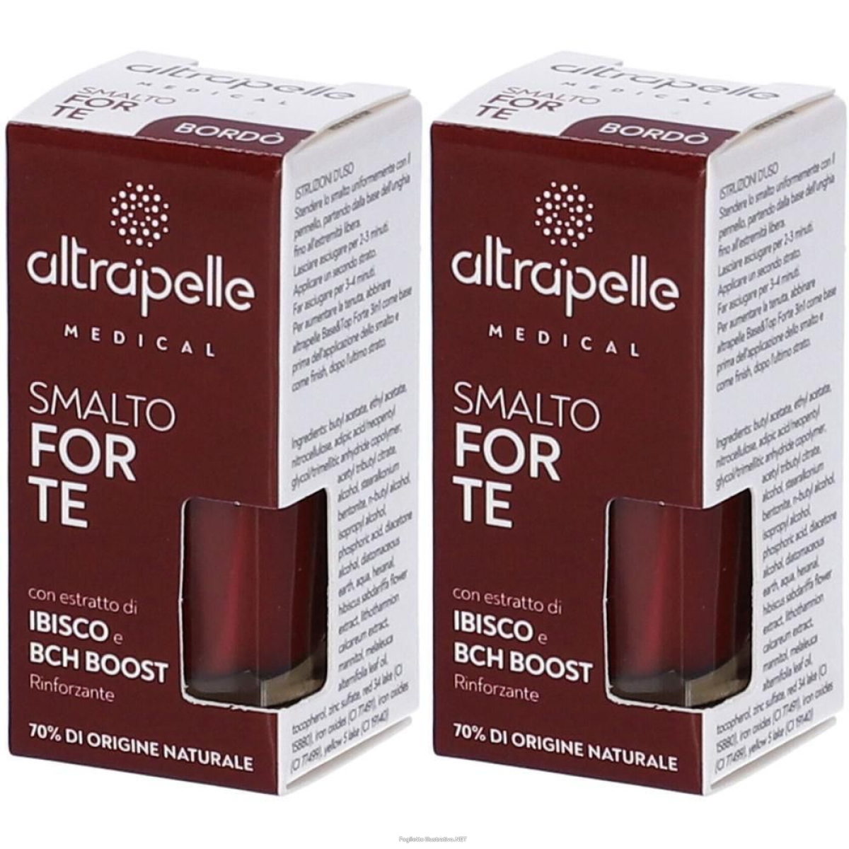 Cerca Offerte di altrapelle medical smalto forte colore bordó 2x5 ml e acquista online