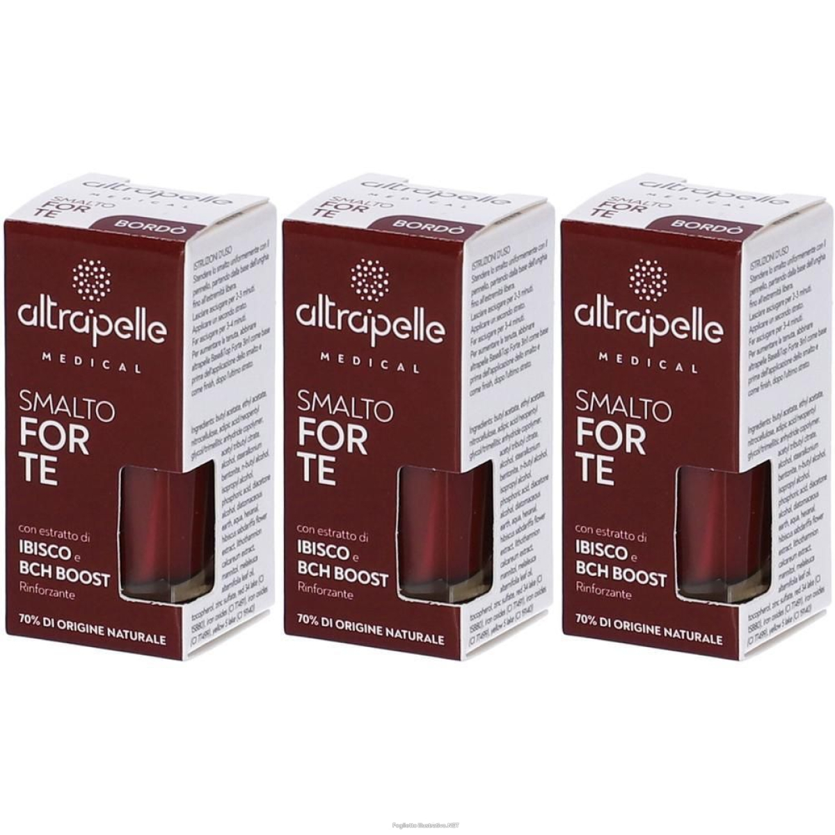 Cerca Offerte di altrapelle medical smalto forte colore bordó 3x5 ml e acquista online