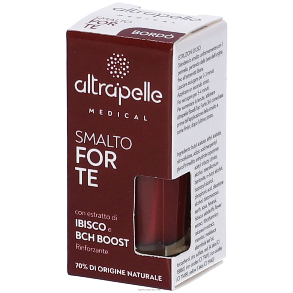Cerca Offerte di altrapelle medical smalto forte colore bordó 5 ml per unghie e acquista online