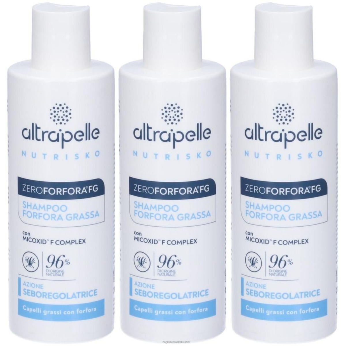 Cerca Offerte di altrapelle nutrisko shampoo zeroforfora fg forfora grassa 3x200 ml e acquista online