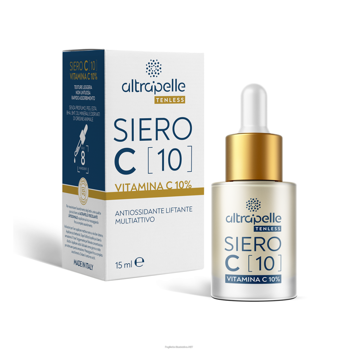 Cerca Offerte di altrapelle tenless siero c10 vitamina crema 10% 15 ml e acquista online