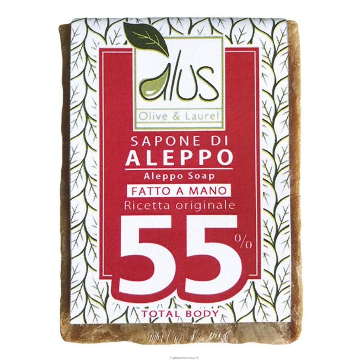 Cerca Offerte di alus olive & laurel sapone di aleppo fatto a mano 55% 4x200 g e acquista online